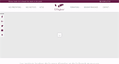 Desktop Screenshot of l-onglerie.fr